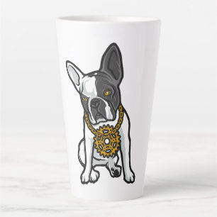 Street Style Rapper Pug Hip Hop Urban Dog Latte Mug