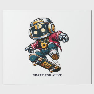 Street Style Skate Series Wrapping Paper