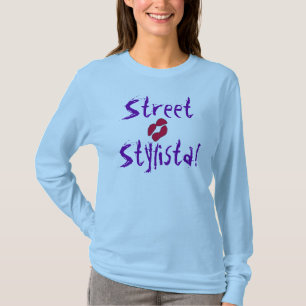 Street Stylista In Blue I T-Shirt