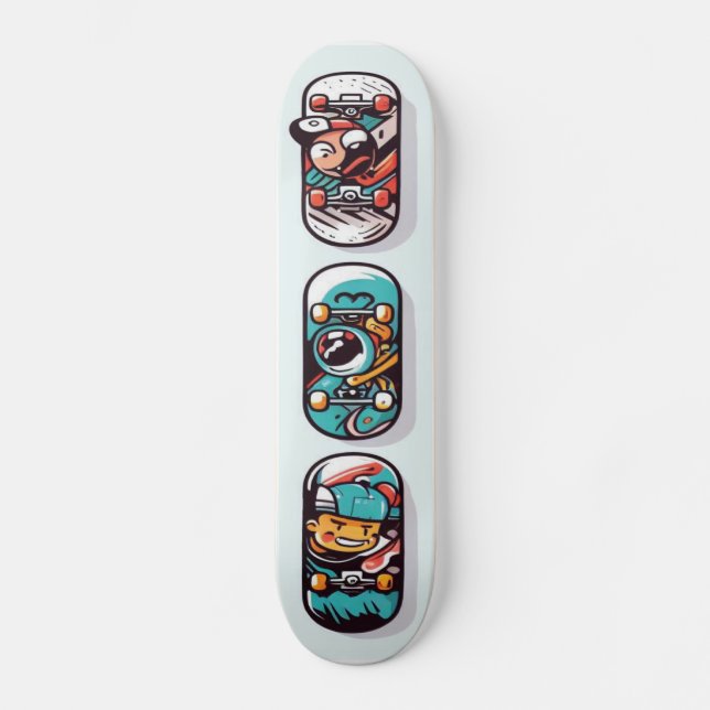 Street surge cartoon design 2 skateboard (Front)