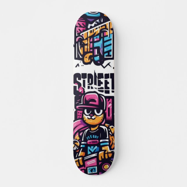 Street Surge cartoon skateboard part 3 (Front)