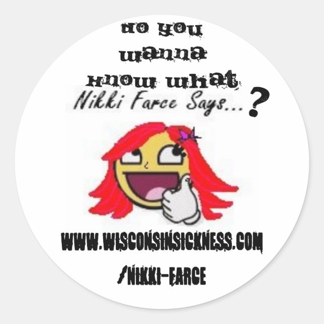 Street Team Goods Classic Round Sticker (Front)