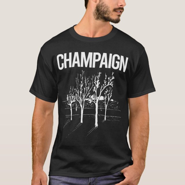 Street Trees Champaign T-Shirt (Front)