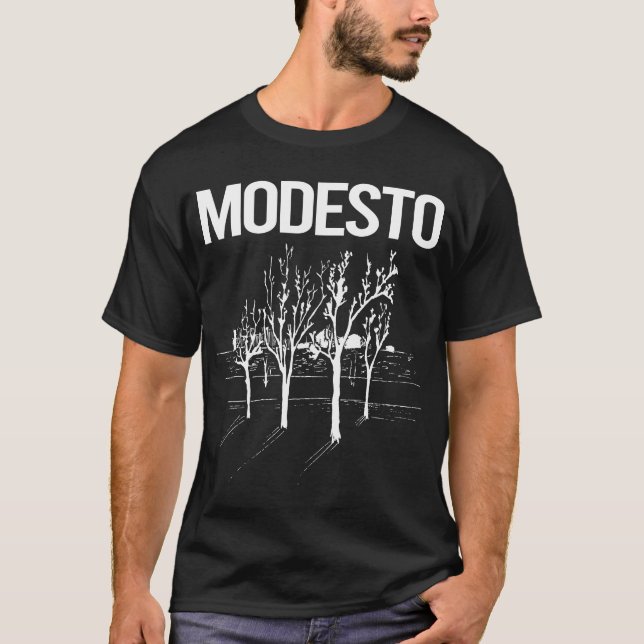 Street Trees Modesto T-Shirt (Front)