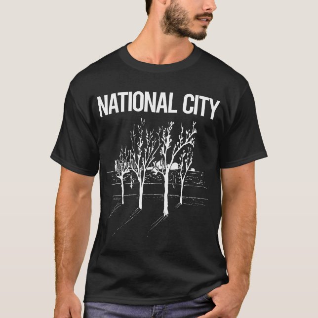 Street Trees National City T-Shirt (Front)