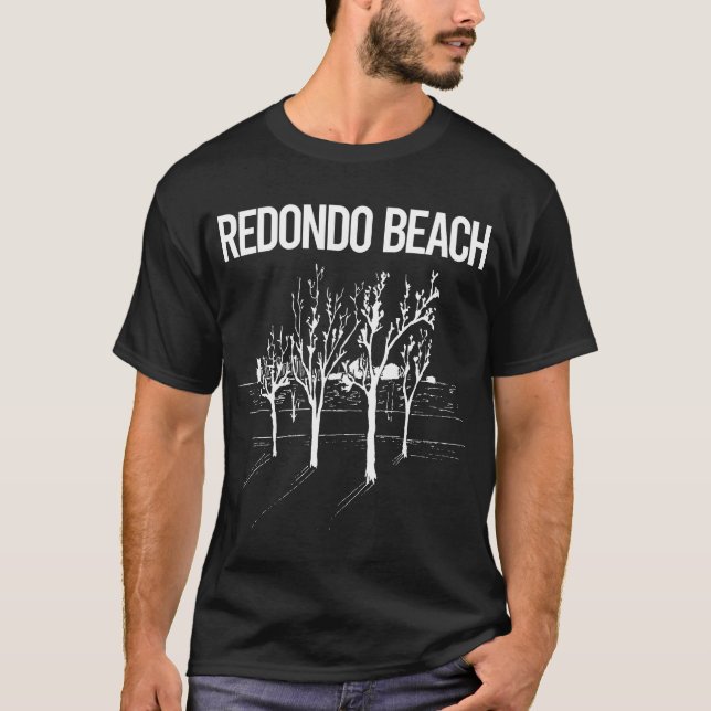Street Trees Redondo Beach T-Shirt (Front)