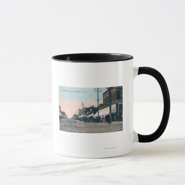 Street View of Wenatchee Avenue Mug (Right)