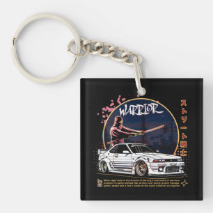 Street Warrior Samurai - Skyline Driver Key Ring