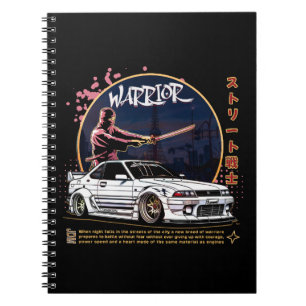 Street Warrior Samurai - Skyline Driver Notebook