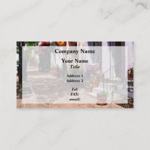 Street With Art Gallery and Tobacconist Alexandria Business Card