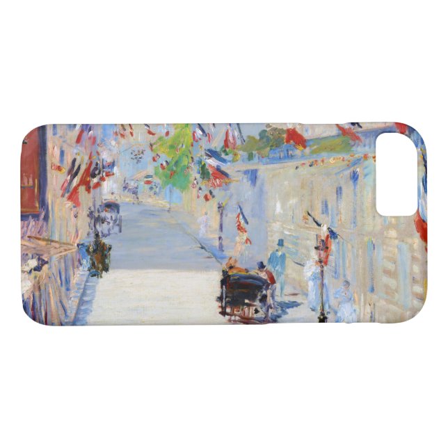 Street with French Flags, Manet Case-Mate iPhone Case (Back (Horizontal))