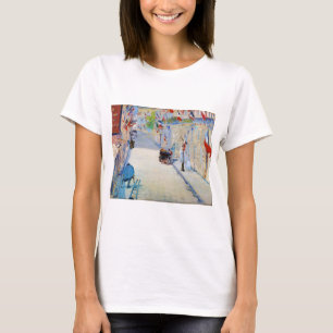 Street with French Flags, Manet T-Shirt