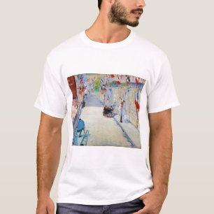 Street with French Flags, Manet T-Shirt