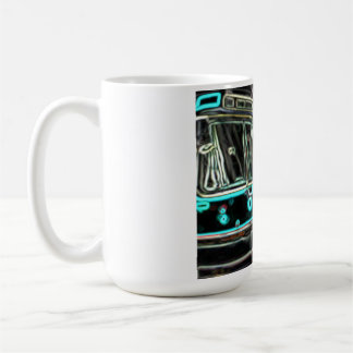 Streetcar at Railway stn Large Classic Mug