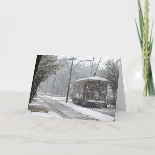 Streetcar New Orleans, December 11, 2008 Holiday Card (Front)