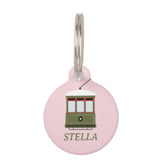 STREETCAR (PINK) PET TAG
