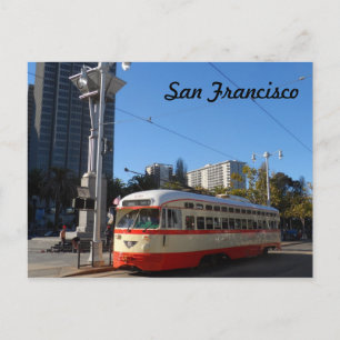 Streetcar- San Francisco Postcard