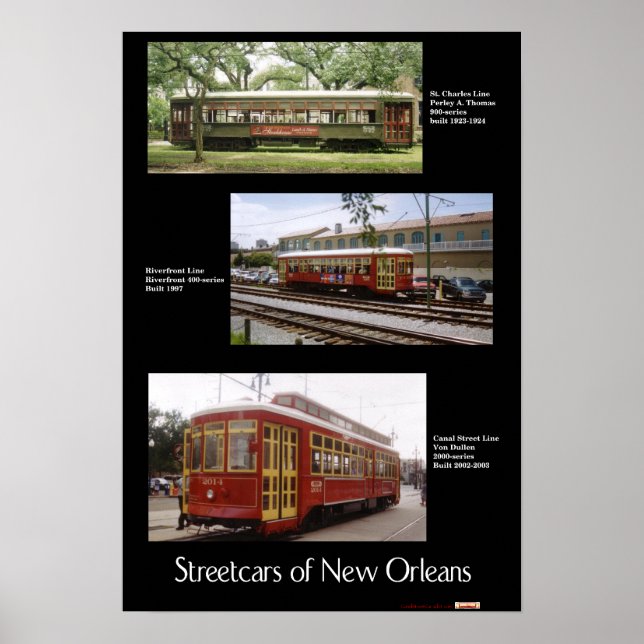Streetcars of New Orleans 1 Poster (Front)