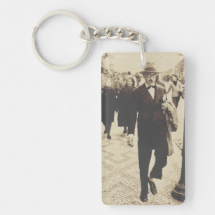 Streets in Lisbon (Fernando Pessoa) Keychain
