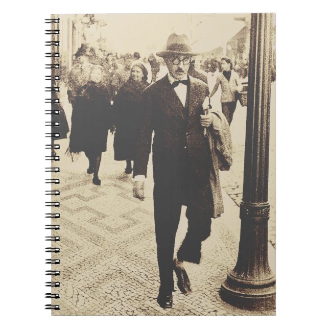 Streets in Lisbon (Fernando Pessoa) Notebook (Front)