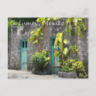 Streets of Cozumel Postcard