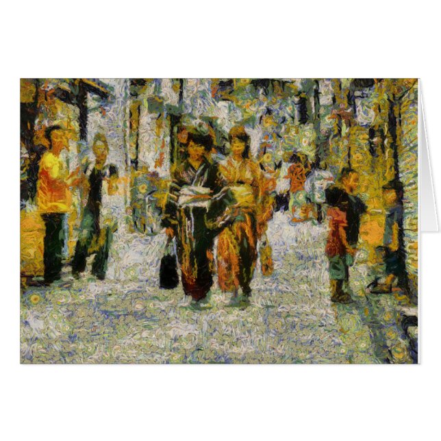 Streets of Kyoto card (Front Horizontal)