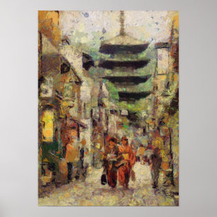 Streets of Kyoto print
