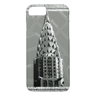 Streets of New York with Empire State Building iPhone 8/7 Case