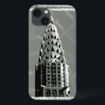 Streets of New York with Empire State Building iPhone 13 Case<br><div class="desc">Have you been to New York? Then you'll love this print of the streets of the city with an inset of the Empire State Building. Buy this piece and bring yourself a little closer to the Big Apple!</div>