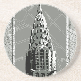 Streets of New York with Empire State Building Coaster