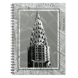 Streets of New York with Empire State Building Notebook