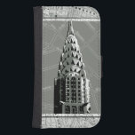 Streets of New York with Empire State Building Samsung S4 Wallet Case<br><div class="desc">Have you been to New York? Then you'll love this print of the streets of the city with an inset of the Empire State Building. Buy this piece and bring yourself a little closer to the Big Apple!</div>