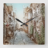 Streets of Paris, France - Pastoral Vintage Art