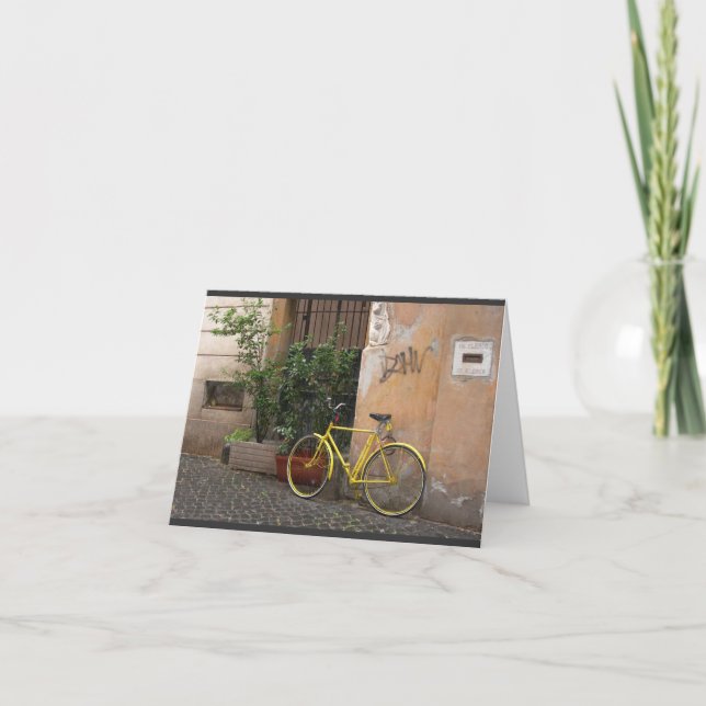 Streets of Rome (Blank) Card (Front)