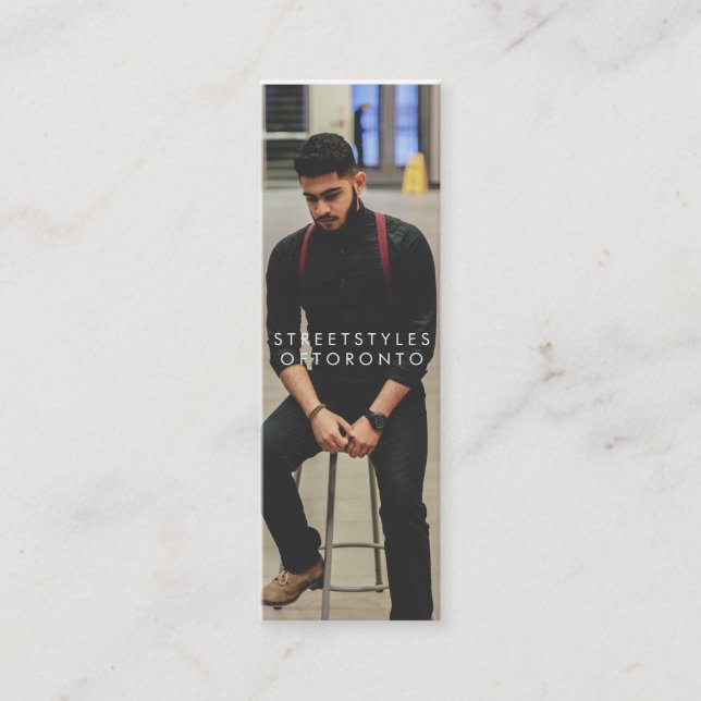 streetstylesoftoronto mini business card (Front)