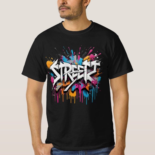 Streett Splashart Graffiti T-Shirt (Front)