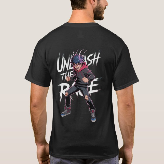Streetwear Anime T-Shirt: Combines the streetwear| T-Shirt (Back)