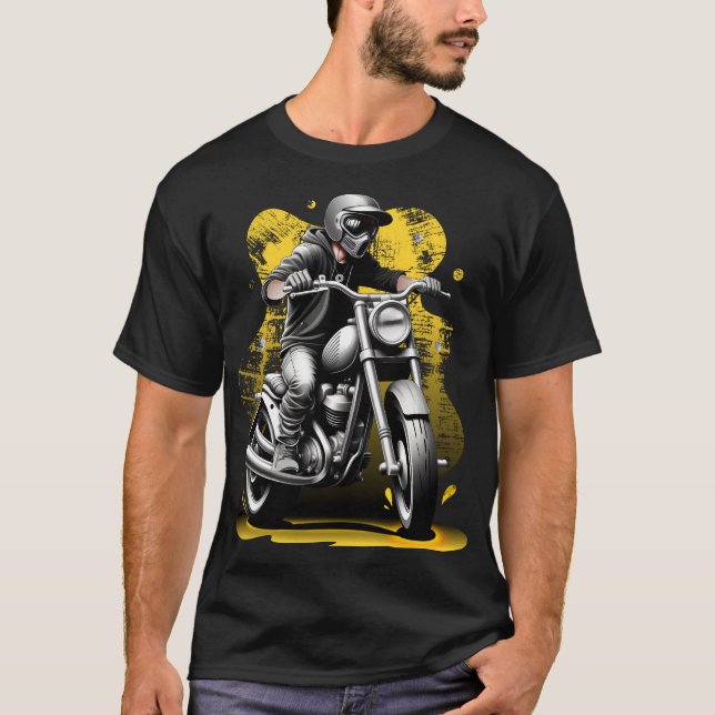 Streetwear biker T-Shirt (Front)