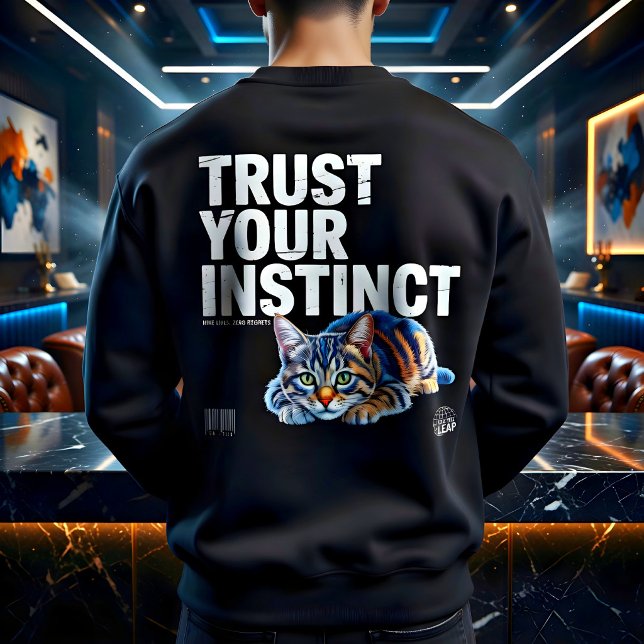 Streetwear Cat Lover Instinct Gift Sweatshirt (Creator Uploaded)