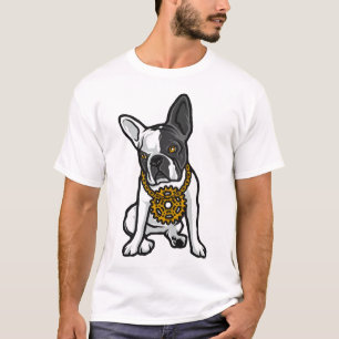 Streetwear Pug Rapper Hip Hop Dog Mens T-Shirt