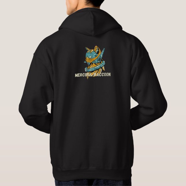 streetwear retro Astro cat Hoodie (Back)