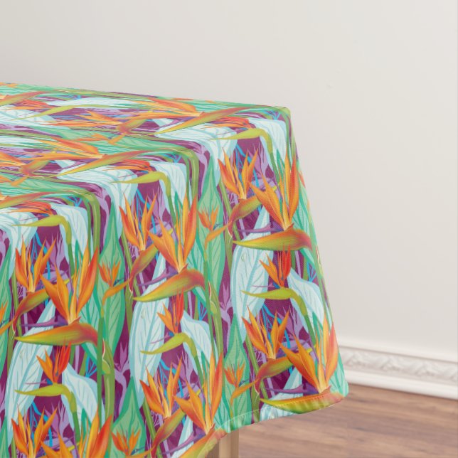 Strelitzia Pattern Tablecloth (In Situ)