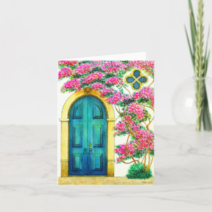 Strength and Beauty - Antique Doorway Holiday Card