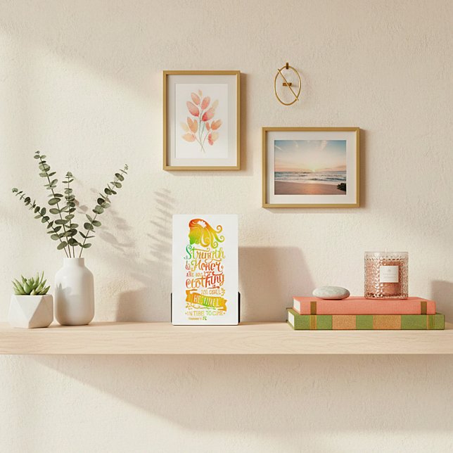 Strength and Honour personalised scripture   Plaque (Creator Uploaded)