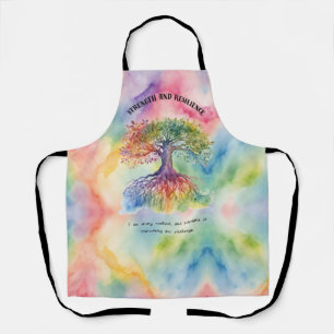 Strength and Resilience Positive Affirmation Apron