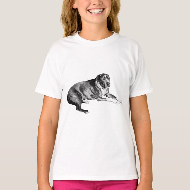 Strength and Warmth in Grayscale T-Shirt (Front)