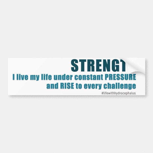 Strength Bumper Sticker (Front)