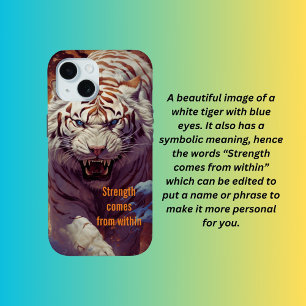 Strength comes from within iPhone 15 case