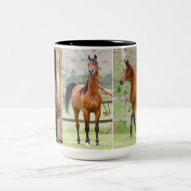 Strength, Courage and Power Two-Tone Coffee Mug (Center)