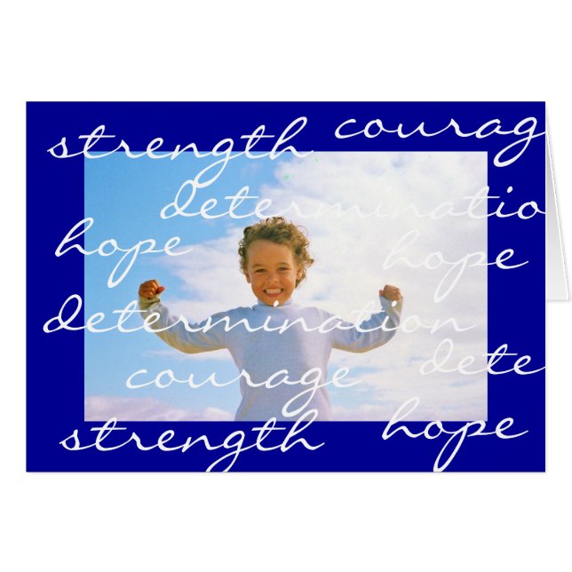 strength courage hope determination (Front Horizontal)